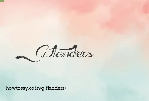 G Flanders