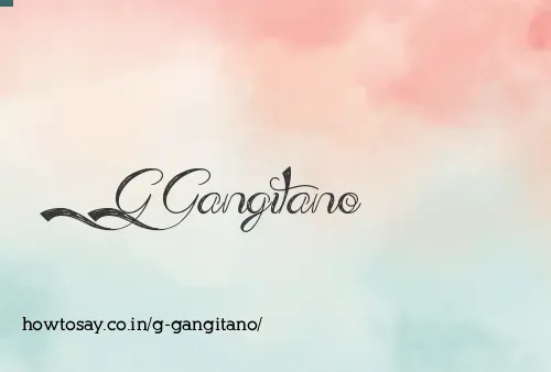 G Gangitano