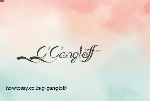 G Gangloff