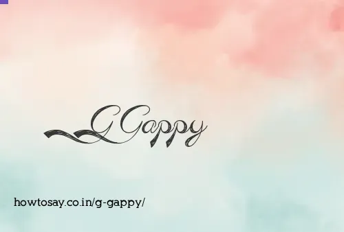G Gappy