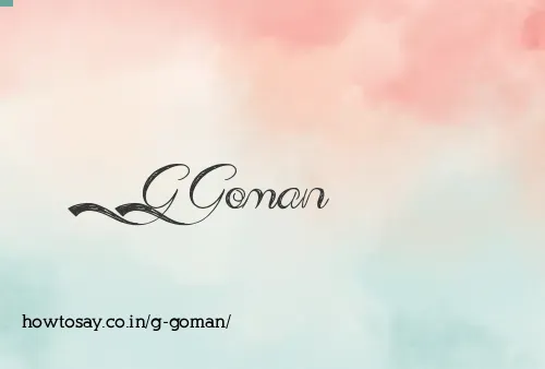 G Goman