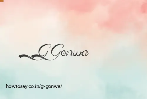 G Gonwa