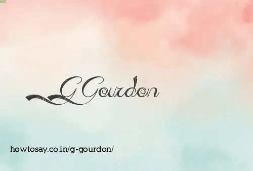 G Gourdon