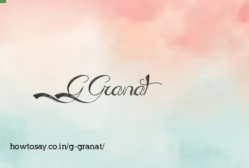 G Granat
