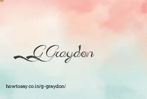 G Graydon