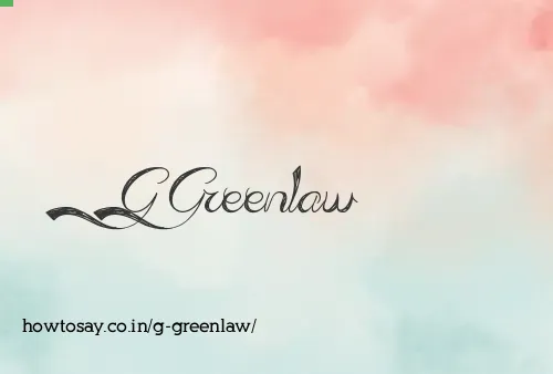 G Greenlaw