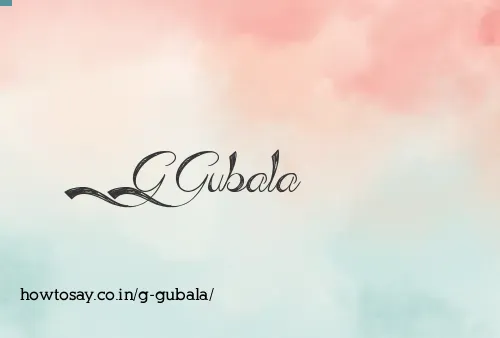 G Gubala