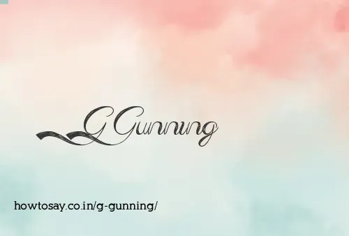 G Gunning