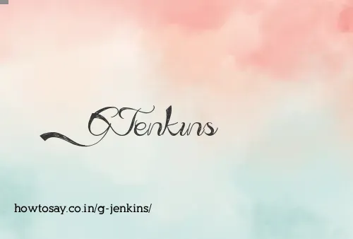 G Jenkins