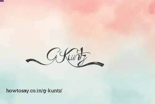 G Kuntz
