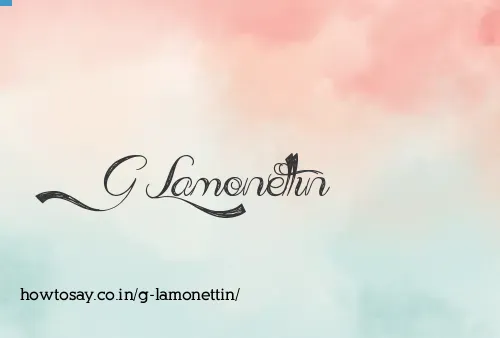 G Lamonettin