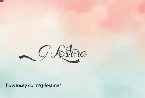 G Lestina