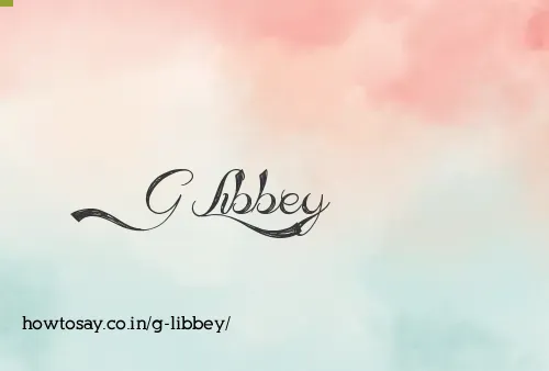 G Libbey