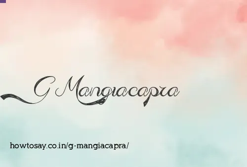 G Mangiacapra