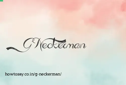 G Neckerman
