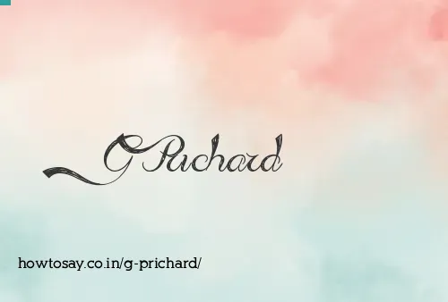 G Prichard