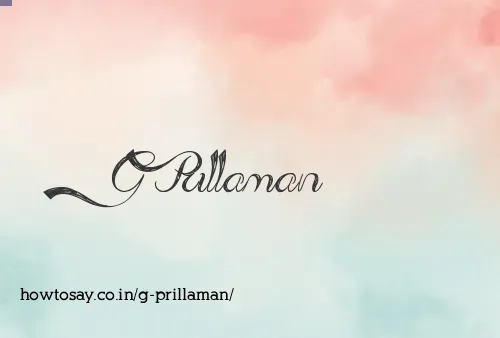 G Prillaman