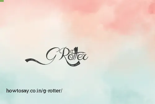 G Rotter
