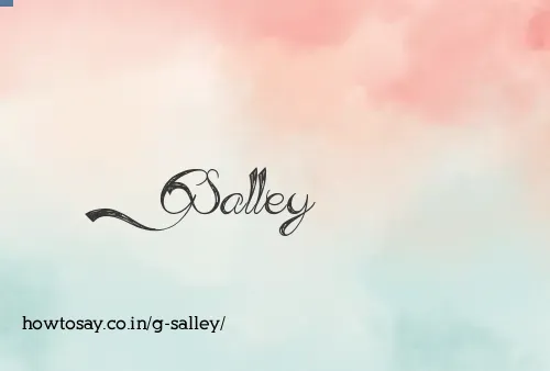 G Salley