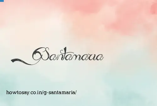 G Santamaria