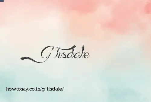 G Tisdale