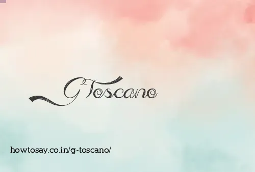 G Toscano