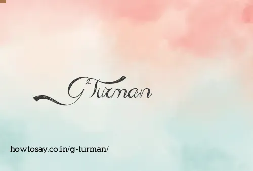 G Turman