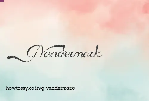 G Vandermark