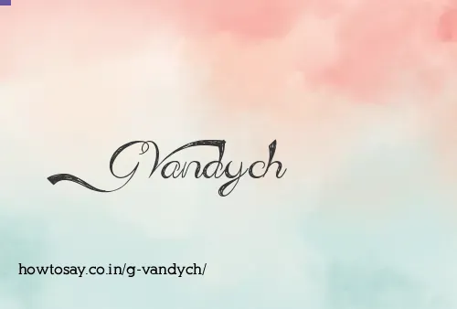 G Vandych
