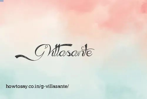 G Villasante
