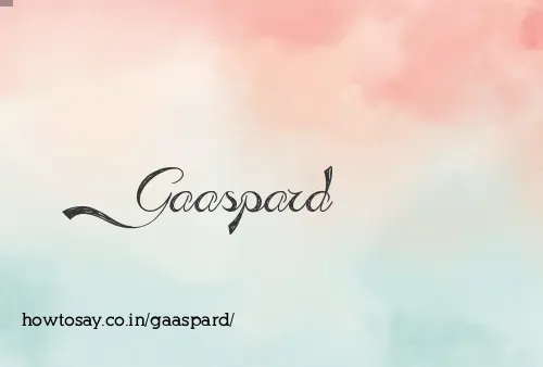 Gaaspard