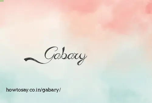 Gabary