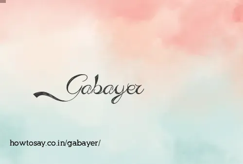 Gabayer