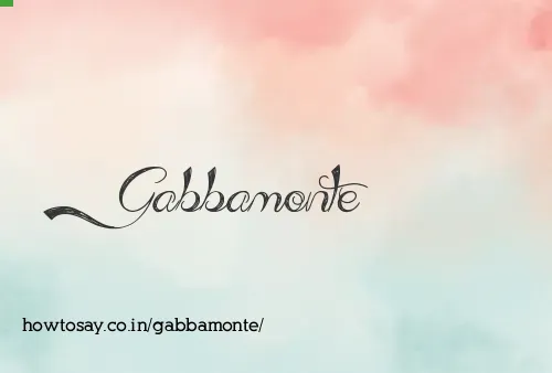 Gabbamonte