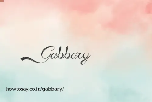 Gabbary