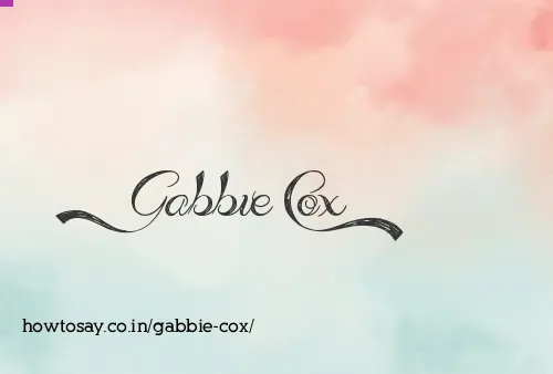Gabbie Cox