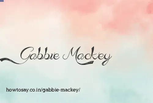 Gabbie Mackey
