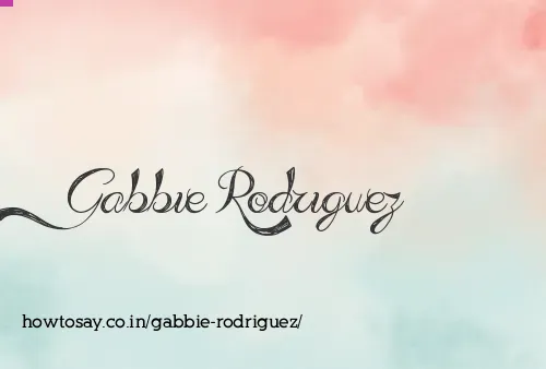 Gabbie Rodriguez