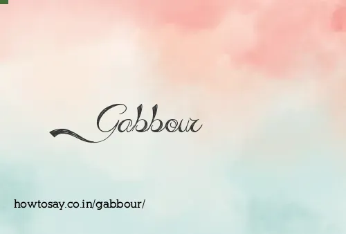 Gabbour