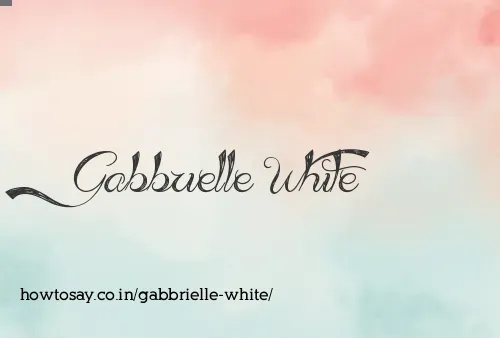 Gabbrielle White