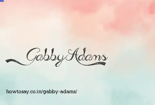 Gabby Adams