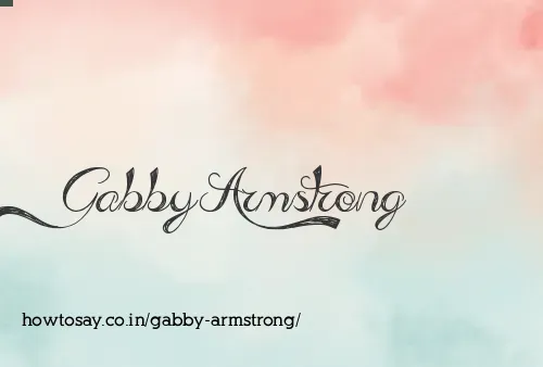Gabby Armstrong