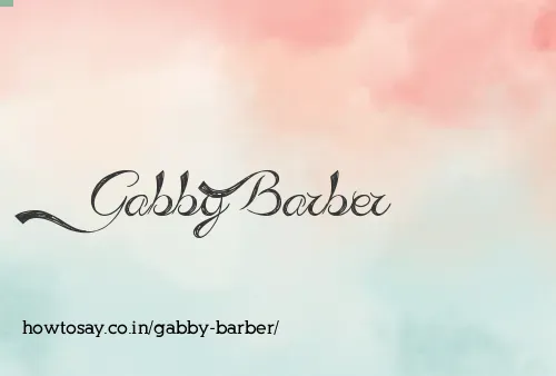 Gabby Barber