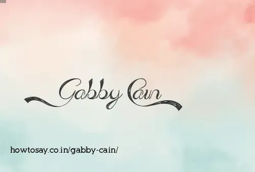 Gabby Cain