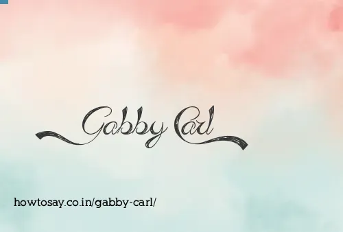 Gabby Carl