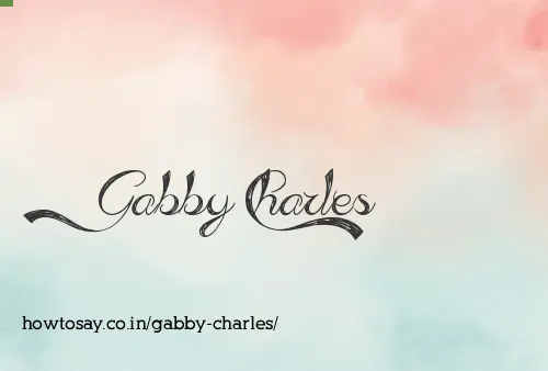 Gabby Charles