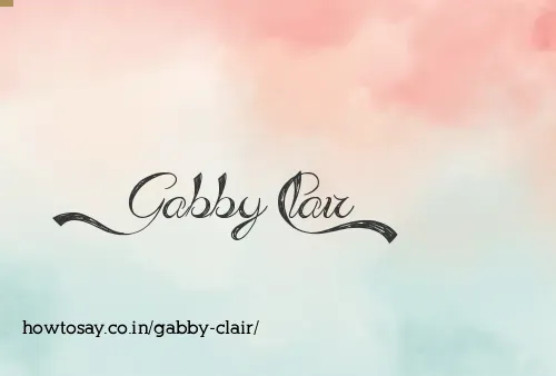 Gabby Clair
