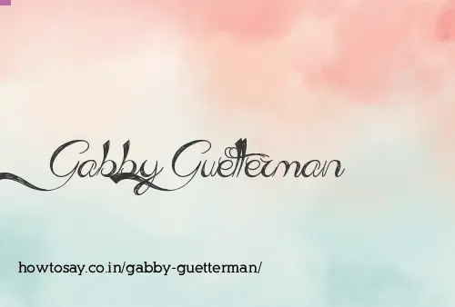 Gabby Guetterman