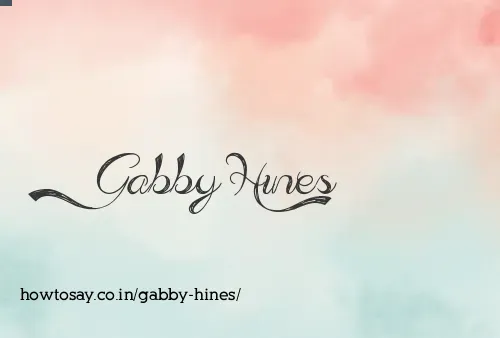 Gabby Hines