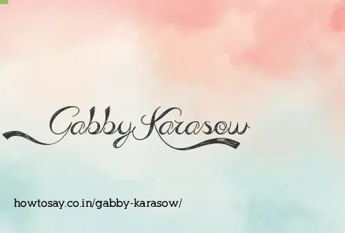 Gabby Karasow